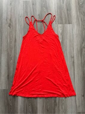 Heart Hips Bright Red Strappy Tank